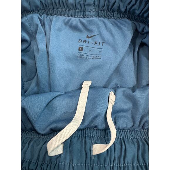 Nike Dri-FIT Women’s Athletic Running Shorts Teal Blue Size Small built in liner - Picture 2 of 5